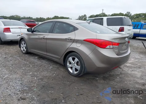2013 Hyundai Elantra Gls из США, поврежденный, VIN 5NPDH4AE9DH435135